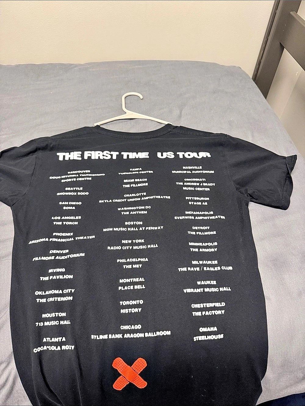 The Kid LAROI The First Time US Tour T-Shirt in Black